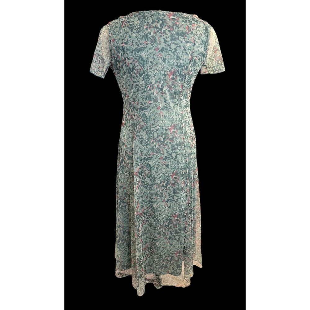 Coldwater Creek Meadow Charm Mesh Dress Small - Picture 4 of 9